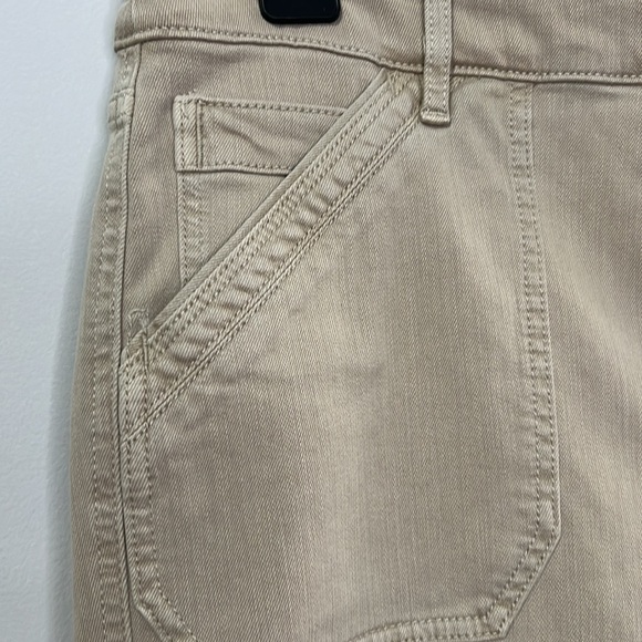 J Jill Straight Leg Ankle Light Vintage Canvas Pants Women Size 14 Regular - Picture 7 of 9